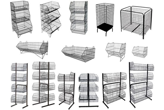 Store sorte wire bordplade display stativer